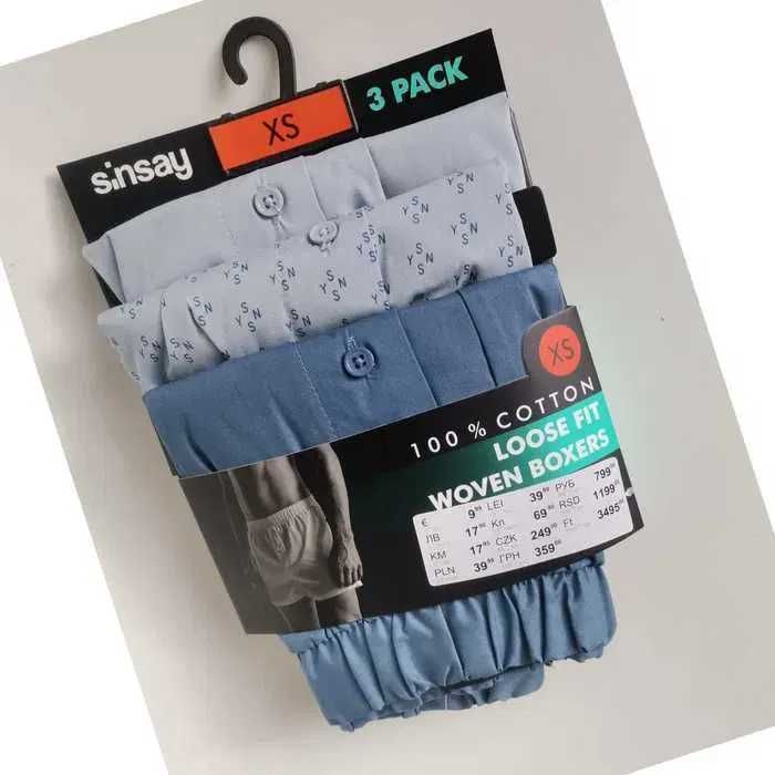 Nowe bokserki luźne S/ XS męskie majtki XS