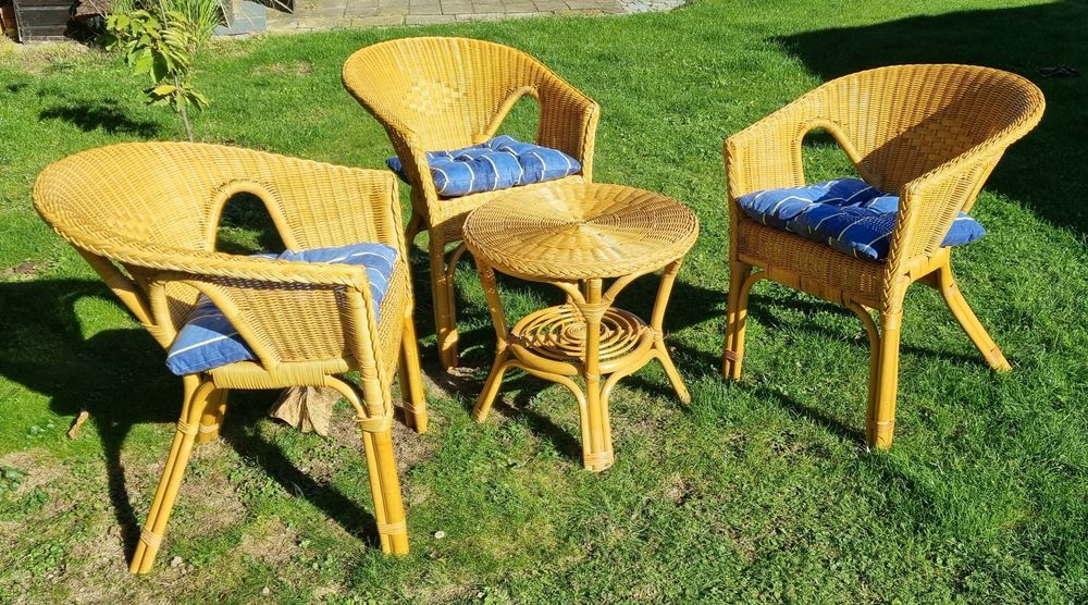 Ratanowy komplet tarasowy