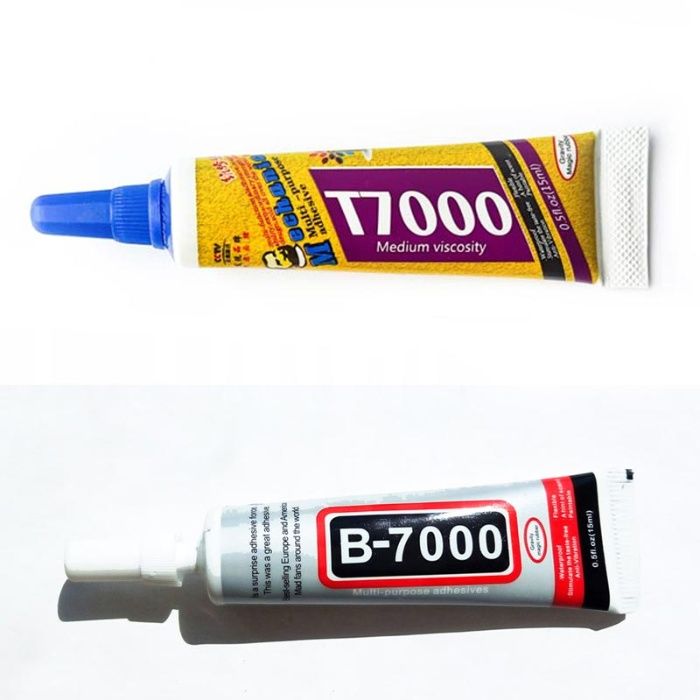 Клей T7000 B7000 - черный жидкий скотч, герметик для дисплейных модуле
