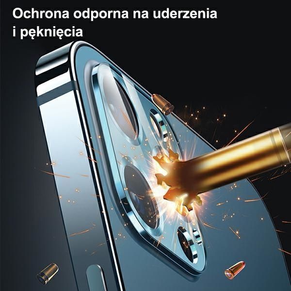 ''Szkło ochronne Usams do obiektywu kamery iPhone 12"