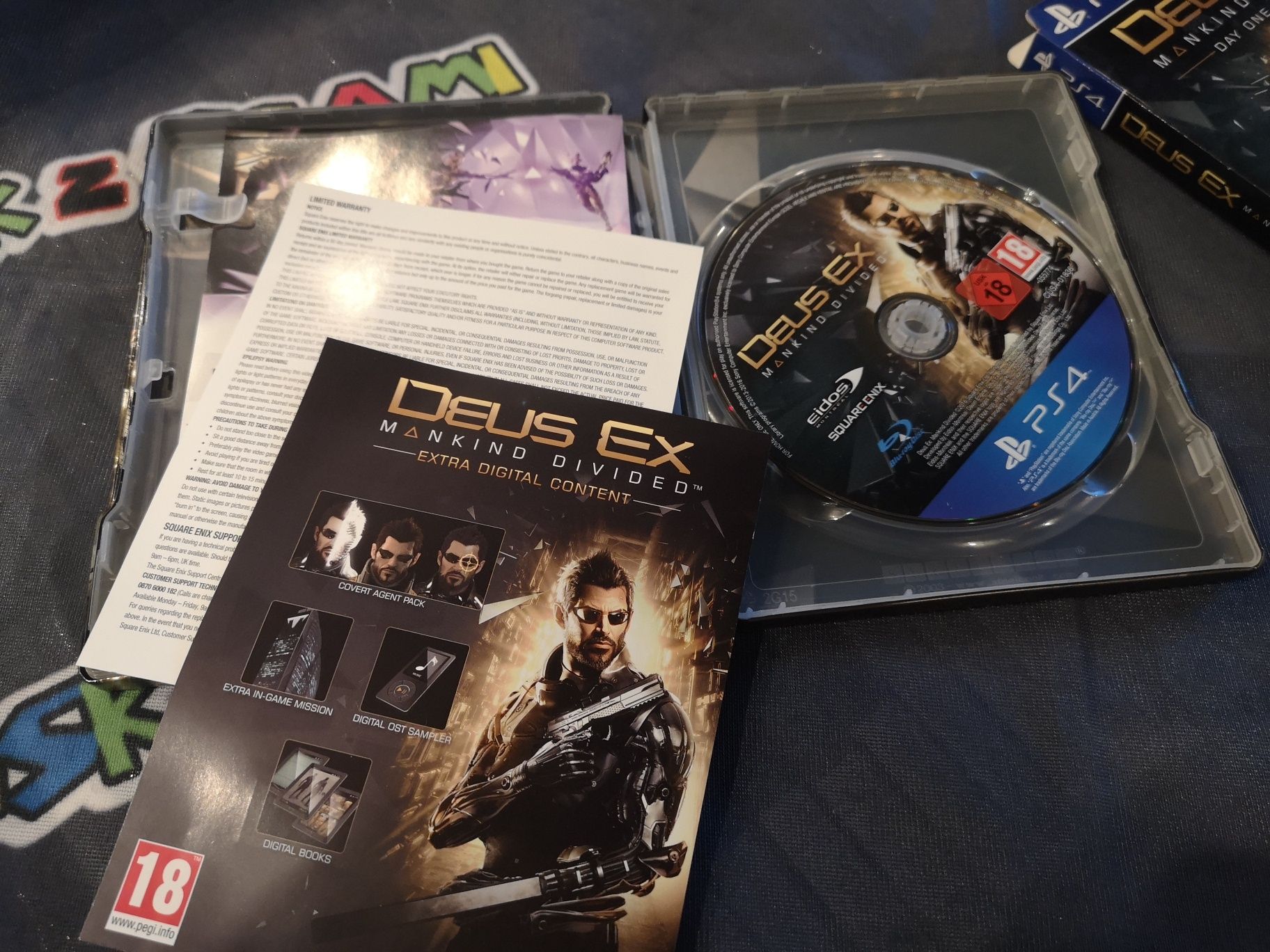 Deus Ex PS4 GRA PL + STEELBOOK stan kolekcjonerski SKLEP URSUS