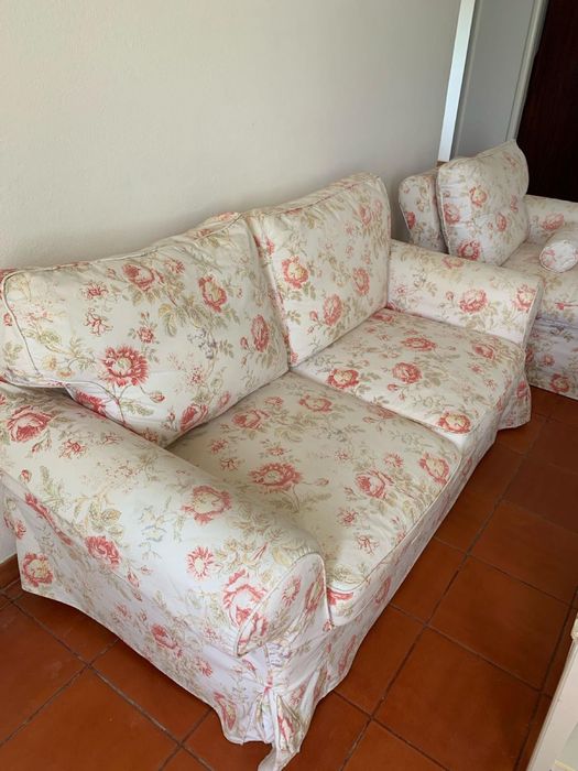 Sofá 2 lugares + poltrona (IKEA)