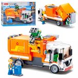 Конструктор SLUBAN мусоровоз, фигурка, 326дет