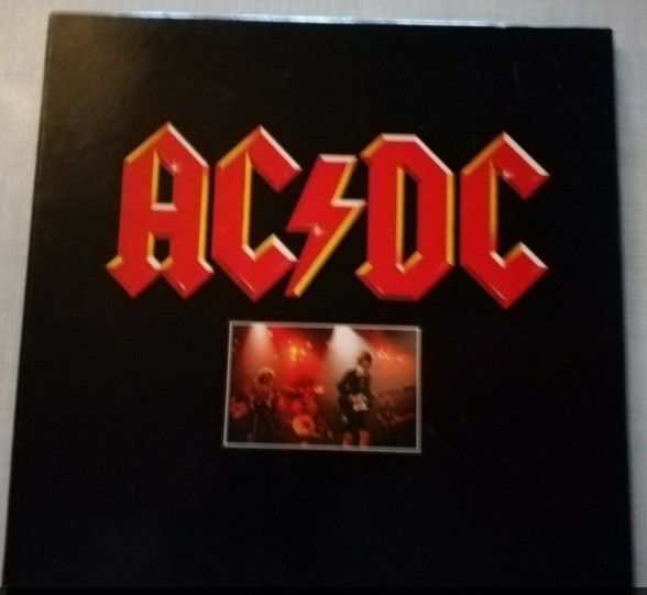 AC/DC, Caixa com 3 lp, single e poster, caixa em muito bom estado