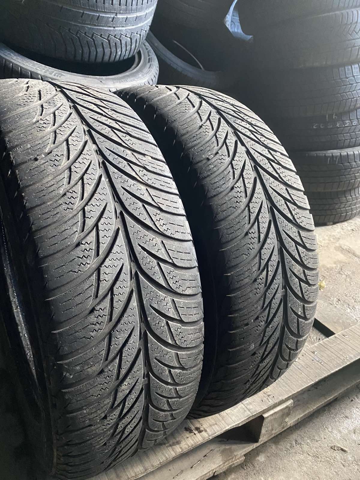 225.60.17 Uniroyal 2шт БУ склад шины резина из Европы всесезон 60 R17