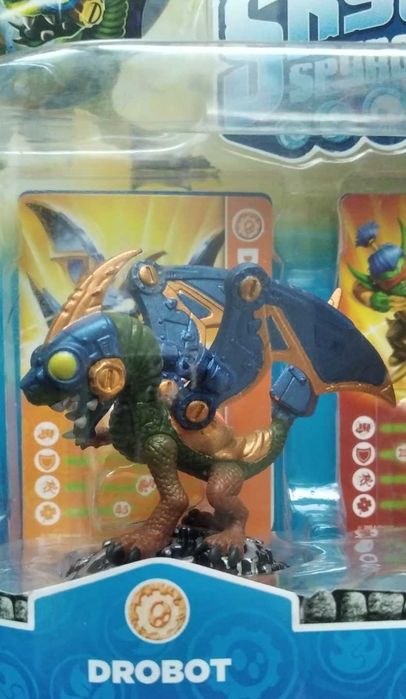 Фигурки Skylanders 3шт комплект Drobot + Flameslinger + Stump Smash