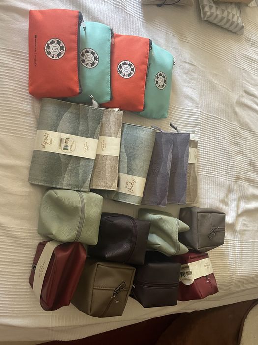 Bolsas executiva etihad e tap seladas