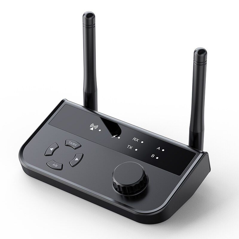 Receptor e emissor de áudio Bluetooth 5.3 modos Rx Tx com antena NOVO