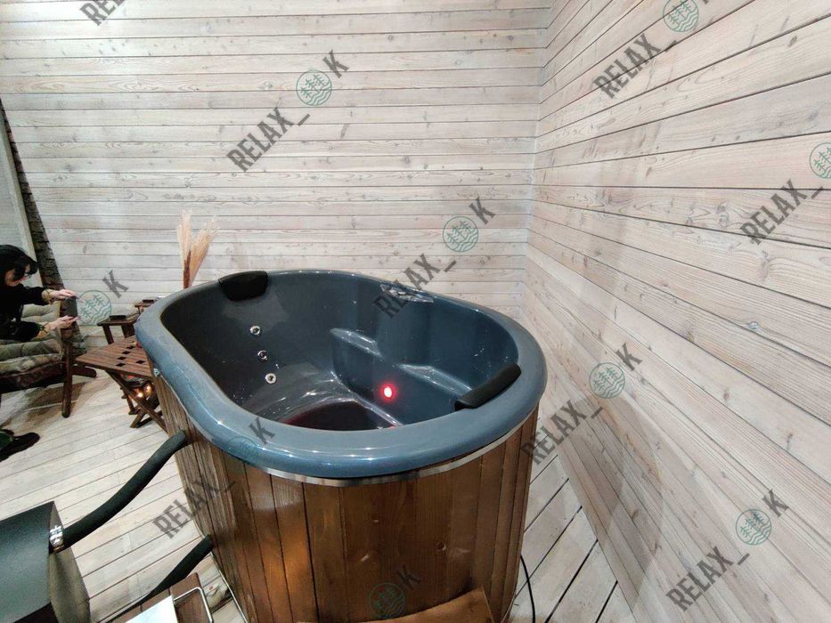 Чан на дровах. Спа джакузі від виробника.