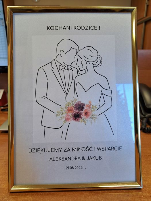 Podziękowanie dla rodziców