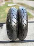 Мотошини 120/70R15 Michelin, Dunlop