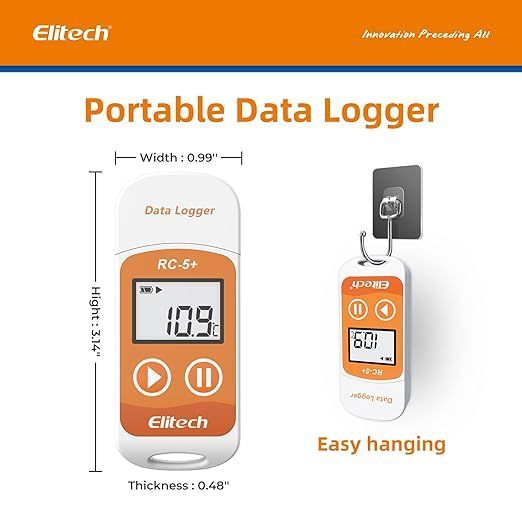 elitech rc-5+ przenośny rejestrator temperatury usb