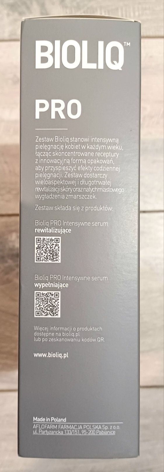 Zestaw NOWE serum bioliq rewitalizujące i wypełniające