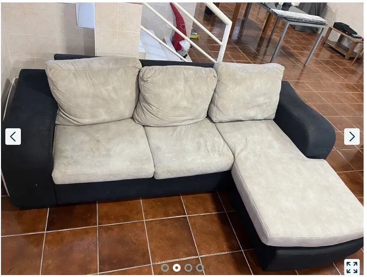 Sofa com chaise lounge