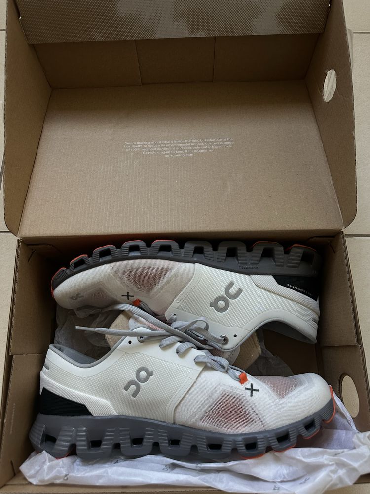 Чоловічі кросівки ON Cloud X 3 Ivory Alloy Cream