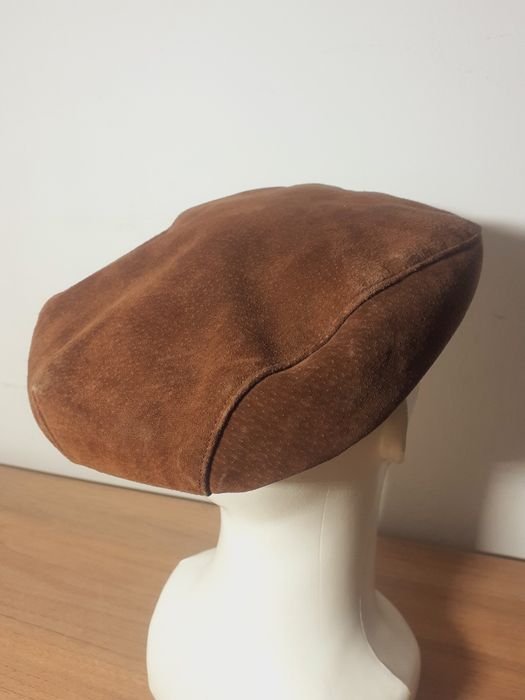 Kaszkiet zamszowy Nowy duży rozm 58