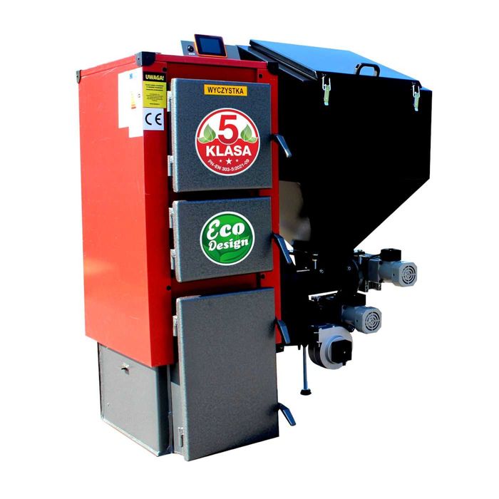 KOCIOŁ z podajnikiem na PELLET *DOTACJA Kotły klasy 5 Ecodesign Piec