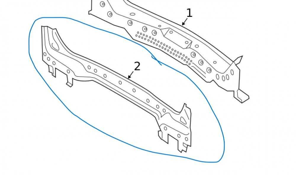 Задня панель на Форд Ескейп ( Ford Escape)  МК4 ( передня частина)