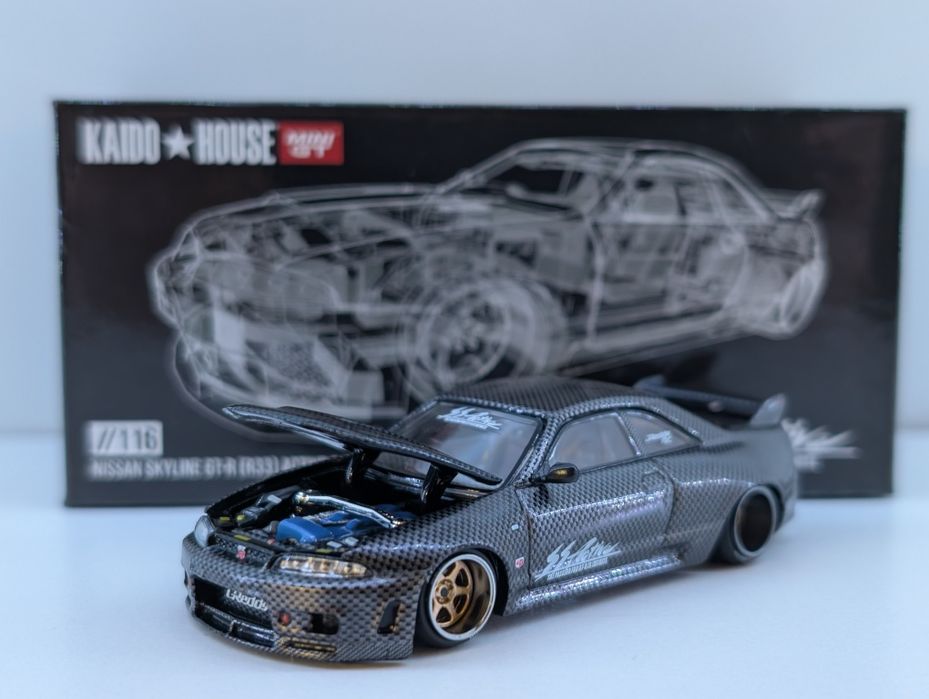 5 x kaido house mini gt nissan Skyline r33