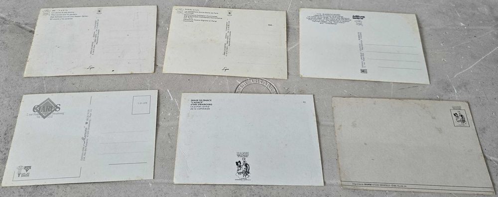 Postais antigos a cores varios