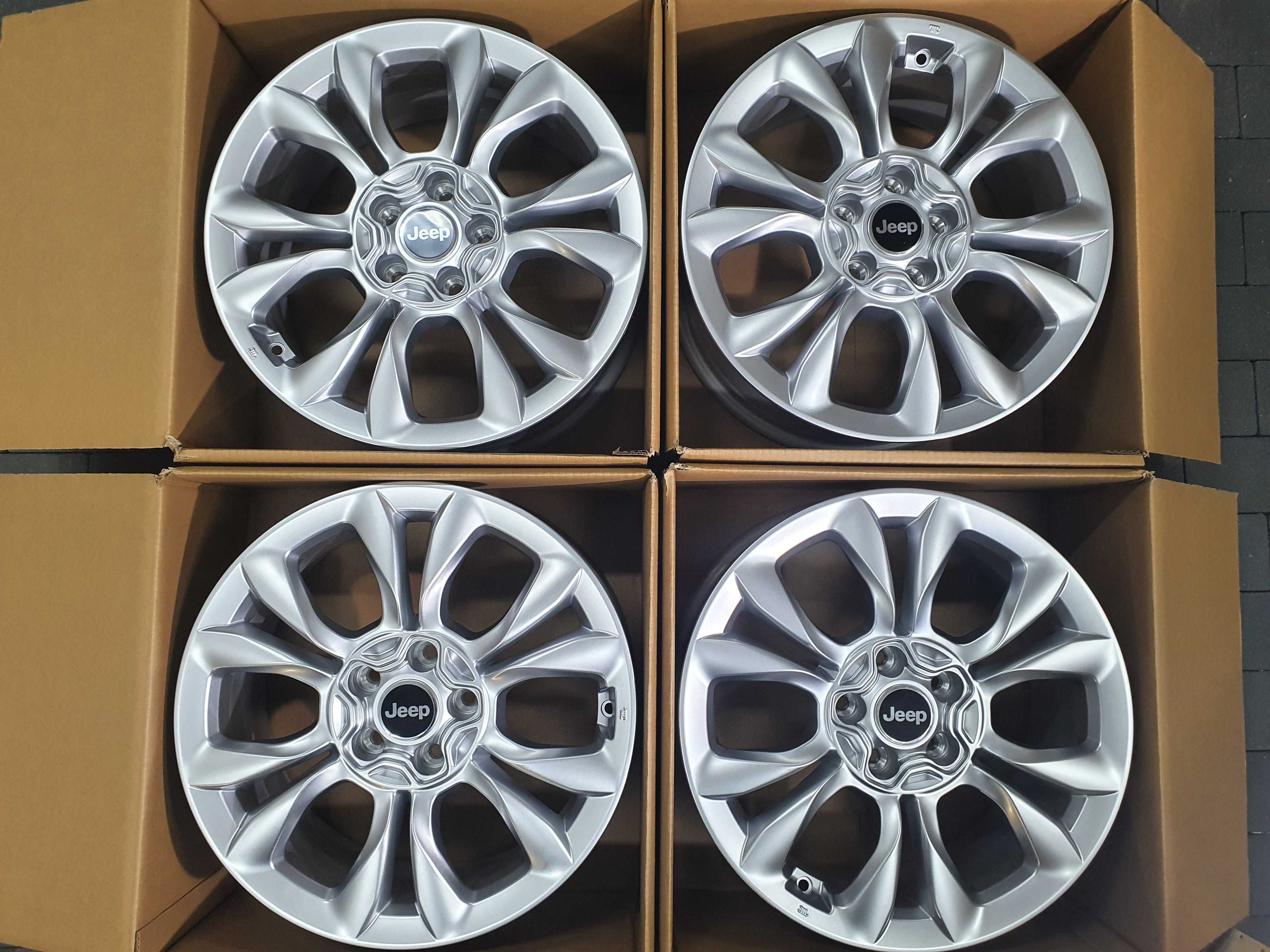 4x Felgi 17" JEEP Renegade, Cherokee, Compass 7J ET40 5x110