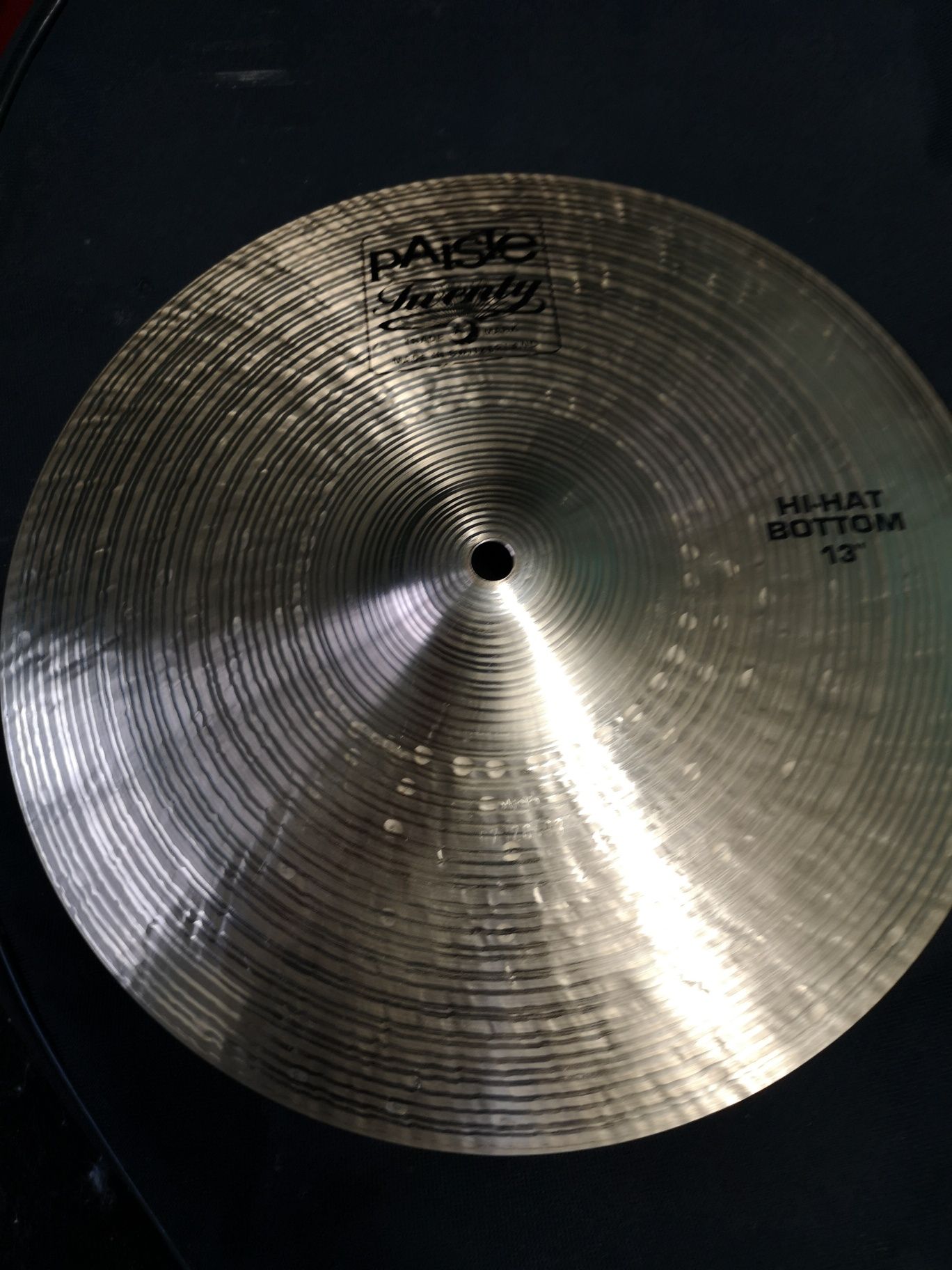 Pratos hit hat Paiste Twenty 13' imaculados 'Oportunidade'