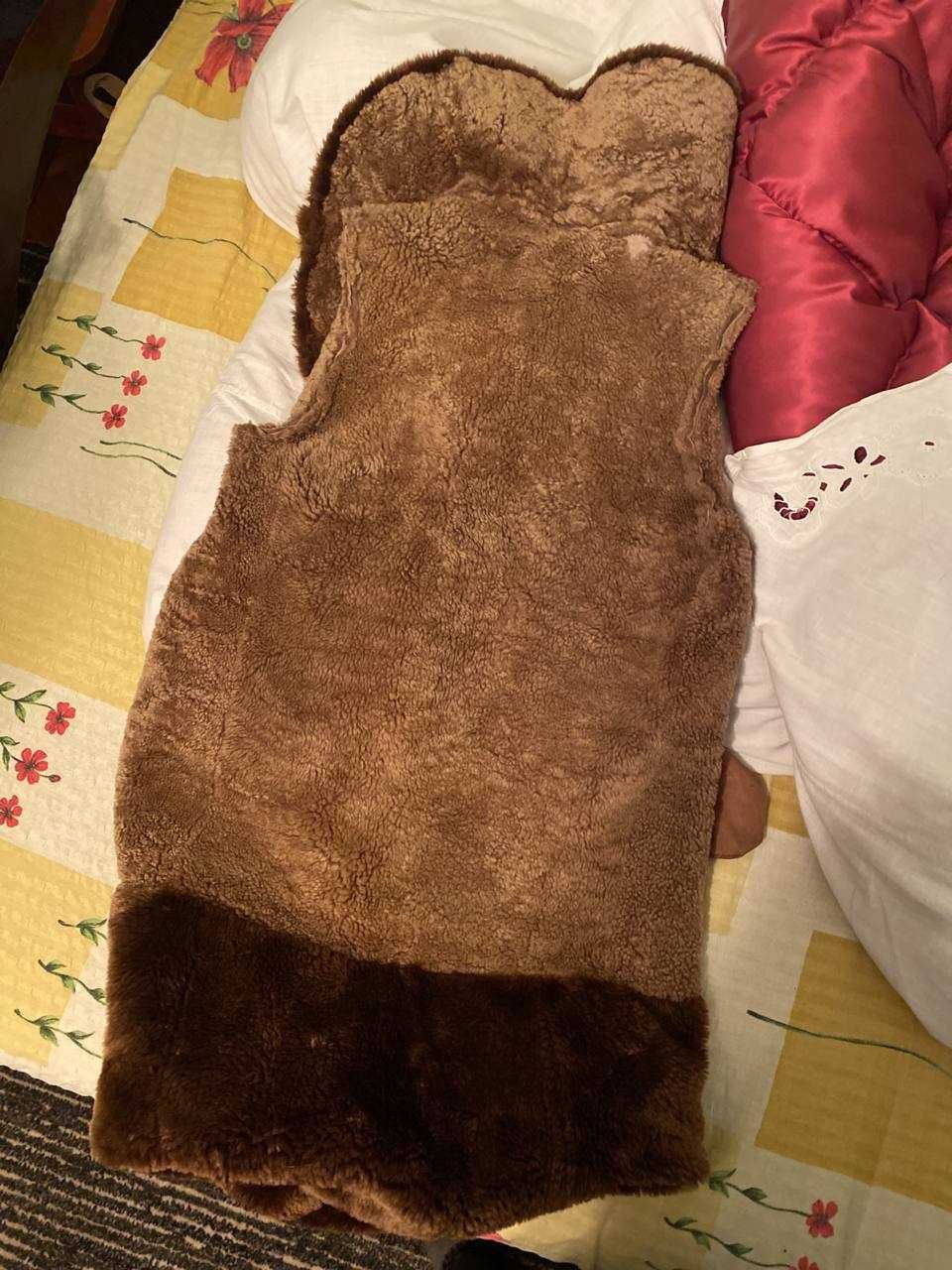 Хутро коричневе для костюма ведмедика