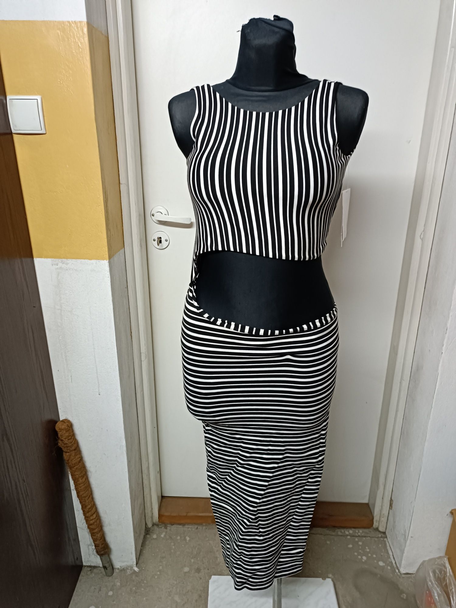 Zara damska sukienka dwuczesciowa r. XS