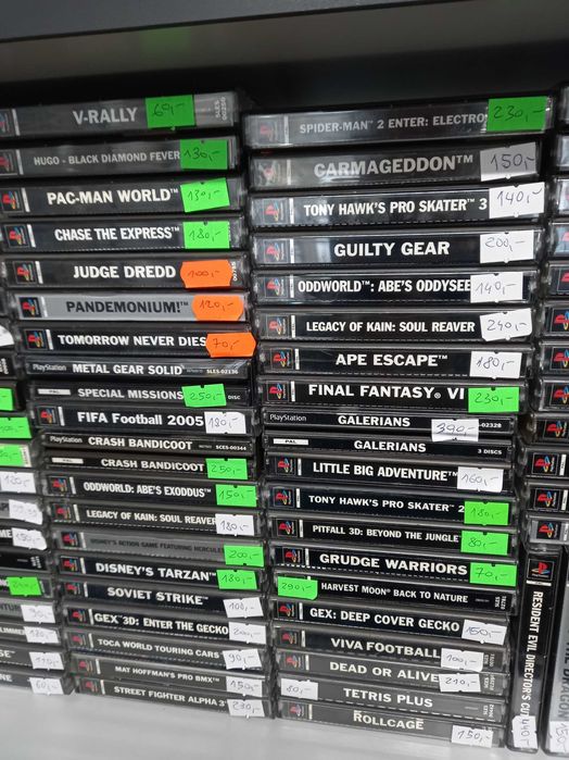 Gry na psx playstation 1 stan kolekcjonerski sklep gwarancja