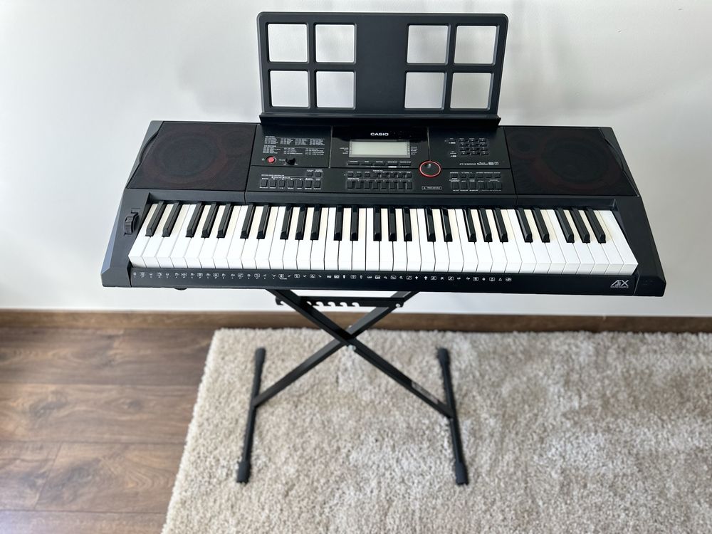 Keyboard Casio z podstawką – świetny stan