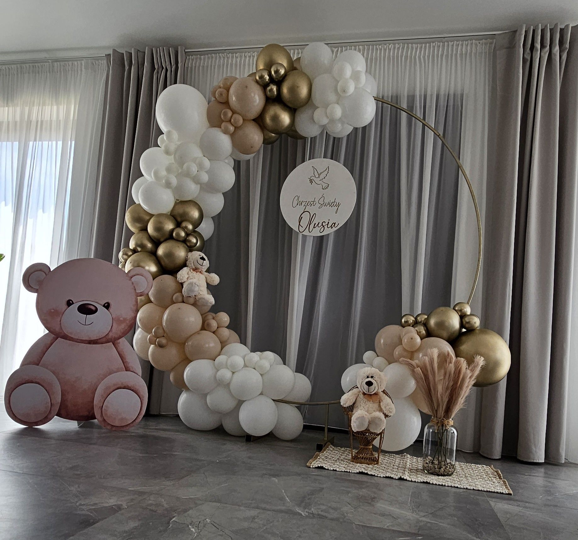 Dekoracja ścianka balony