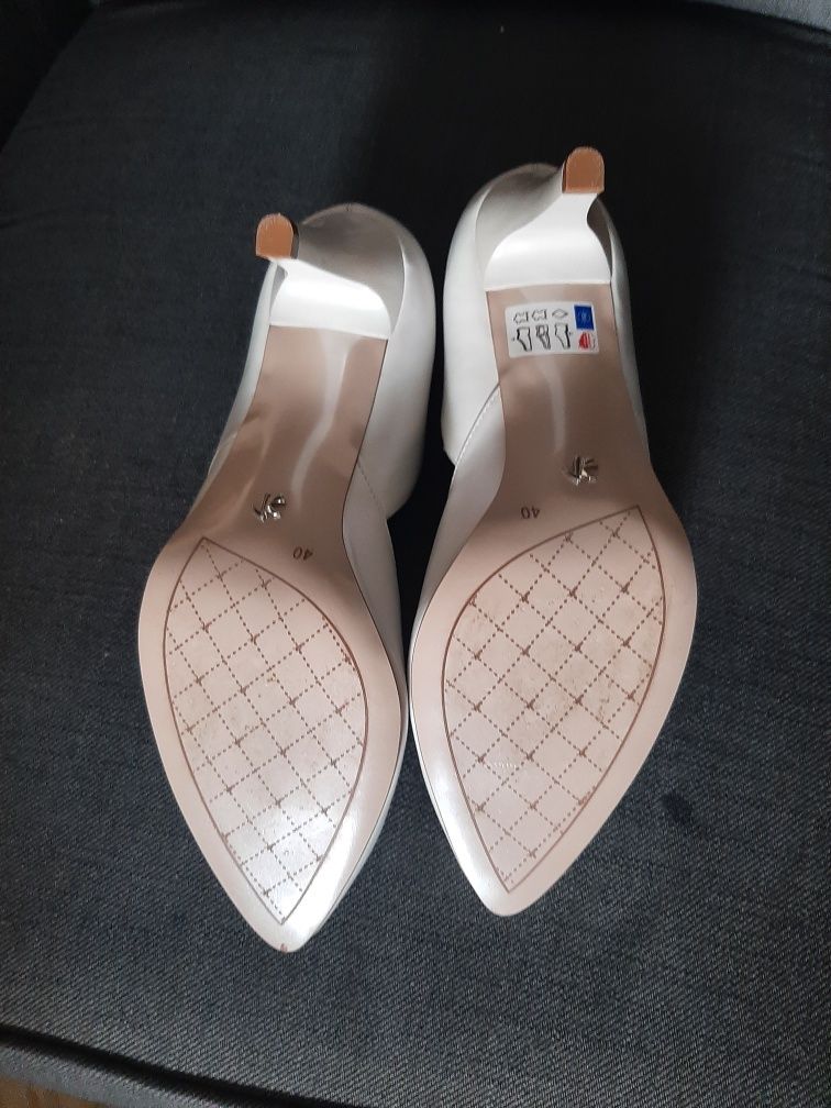 Buty ślubne skórzane r 40