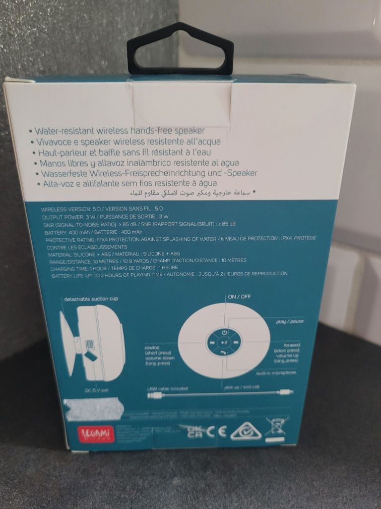 zestaw głośnomówiący i głośnik Bluetooth wodoszczelny