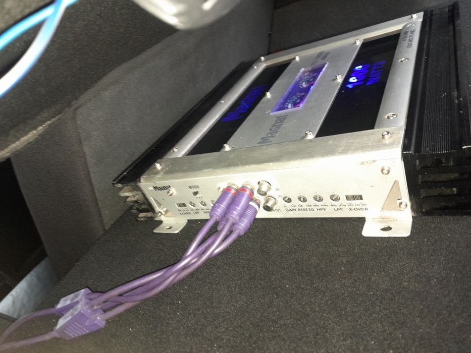 Skrzynia Basowa 2x10" z wzmacniaczem! Mega bass!