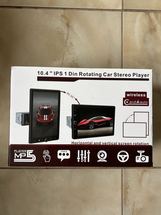 Автомобільний стереоплеєр IPS 1 Din Rotating Car Stereo Player (MP5)