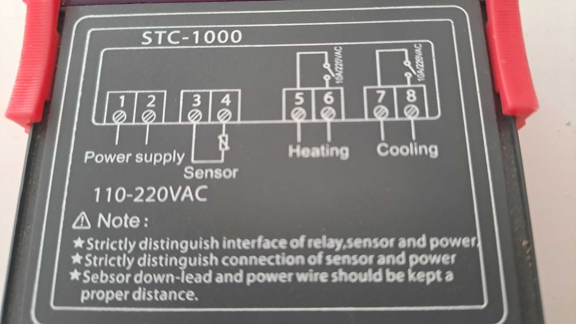 Termóstato Stc1000 e Resistências silicone