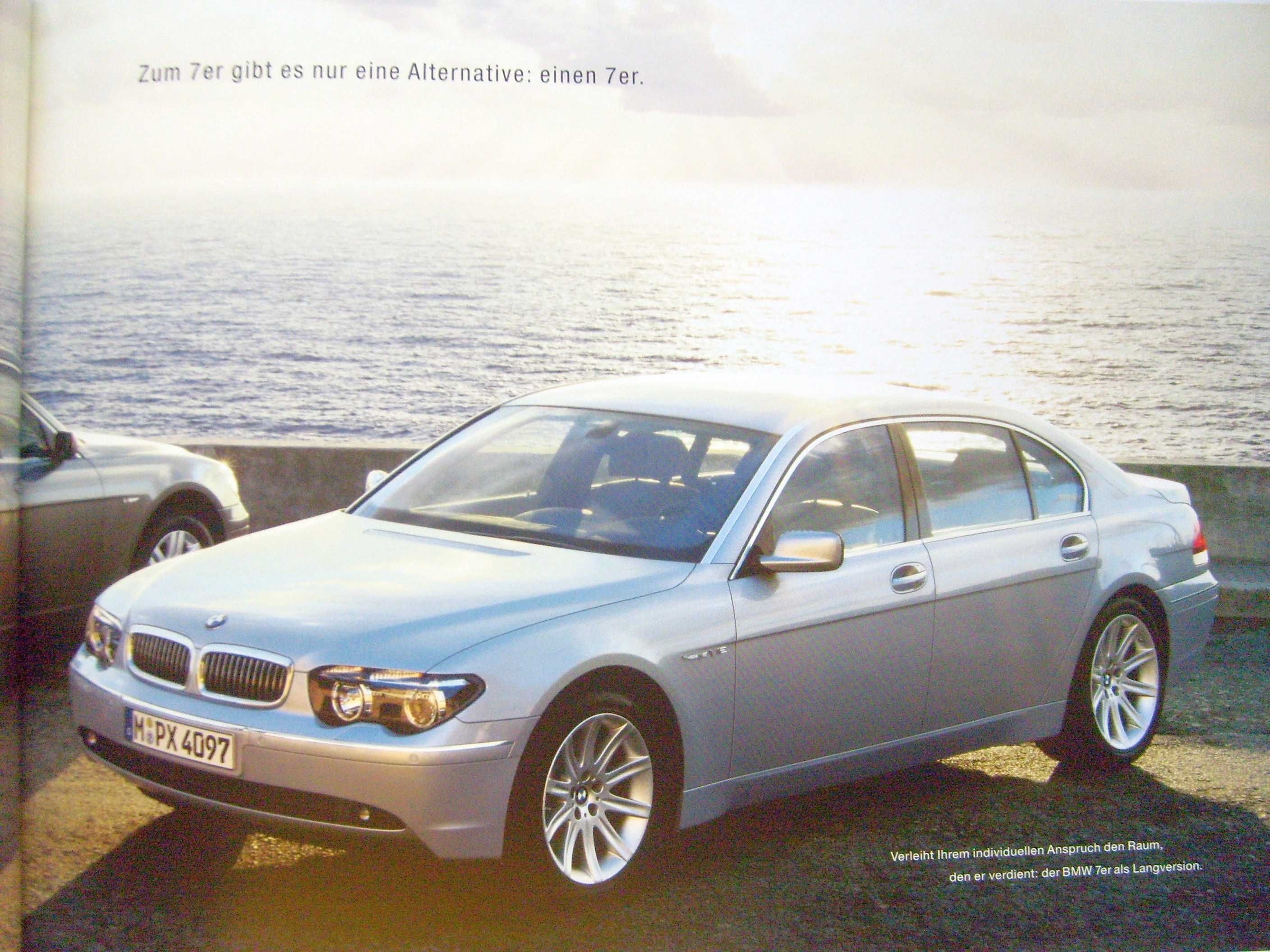 BMW seria 7 E65 2003 / prospekt 126 str. ! stan BDB *wyprzedaż !