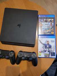 Konsola ps4 slim 500gb 2x oryginalny pad jak nowa