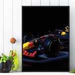 plakat F1, plakat obraz grafika formuła jeden, obraz auto F1