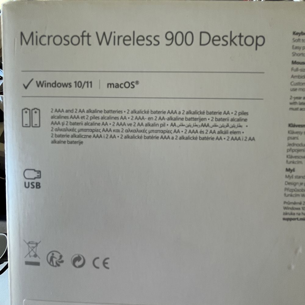 Klawiatura & myszka Microsoft Wireless 900 Desktop