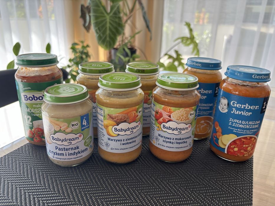 ODBIOR OSOBISTY Słoiczki dla niemowlat babydream, gerber, bobovita