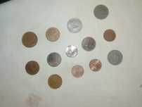 Moedas de 2 i 1 centi
