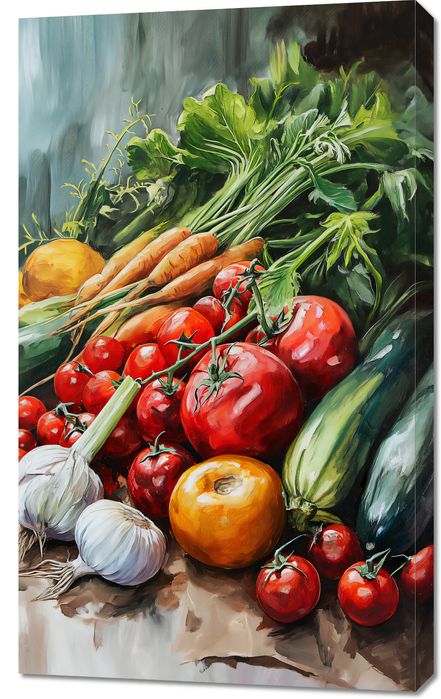 Obraz 60x100cm Bogactwo Ogrodowych Zbiorów