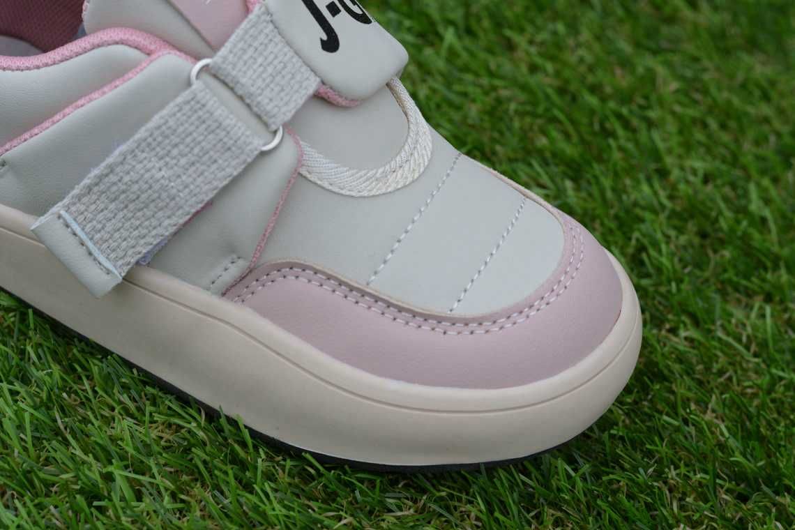 Демисезонные детские кроссовки Jong Golf бежевые черные розовые р28-33