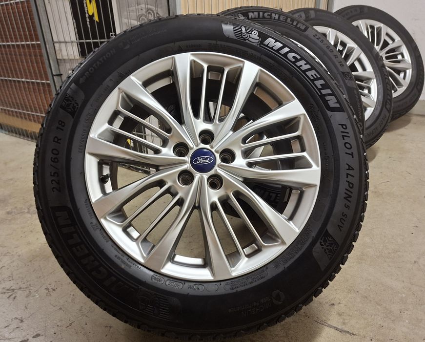 Oryginalne Koła Zimowe Ford Kuga Vignale 18"  5x108  Czujniki TPMS