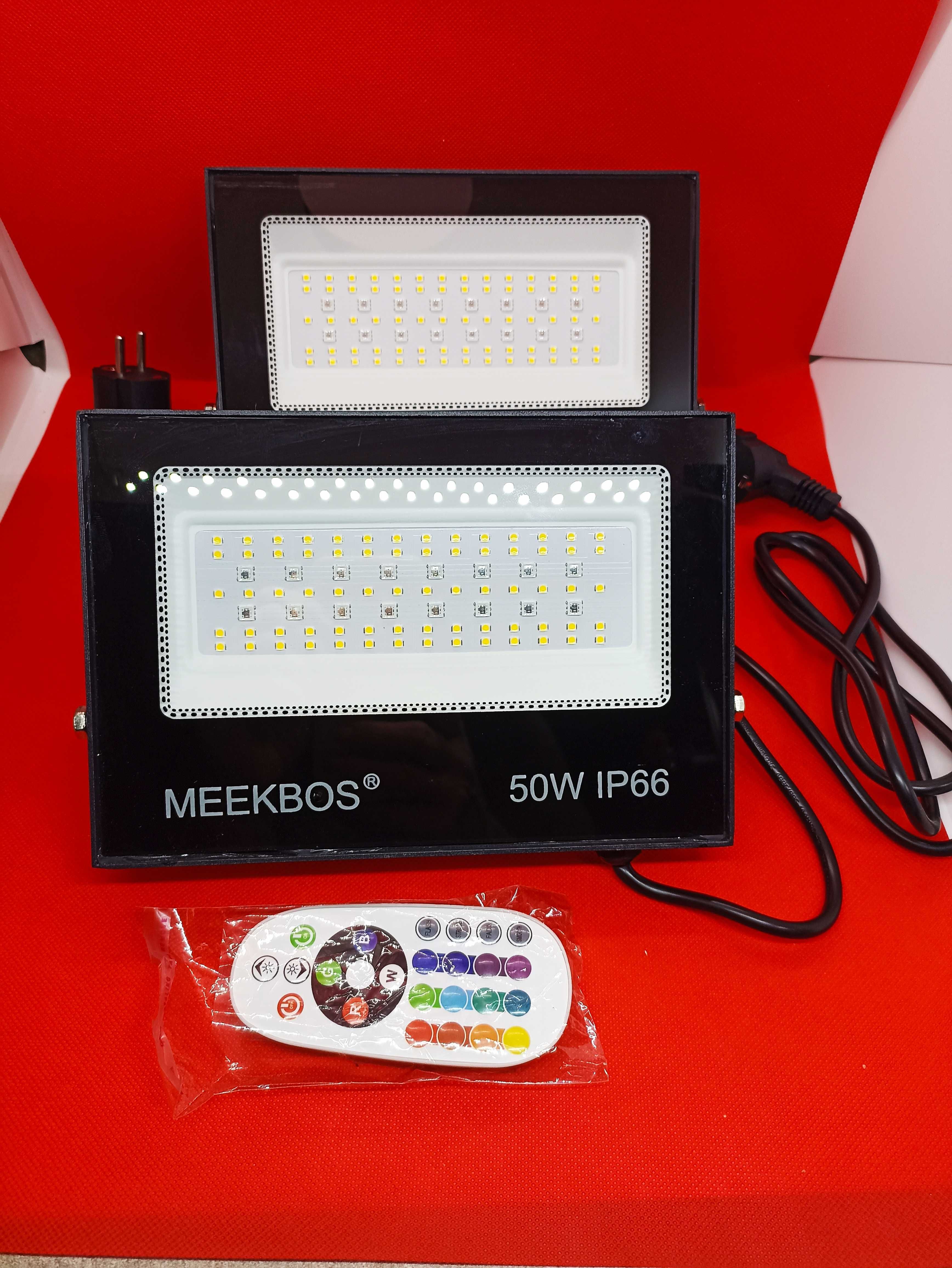 RGB ledn halogen 50W,MEEKBOS RGBW Floodlight