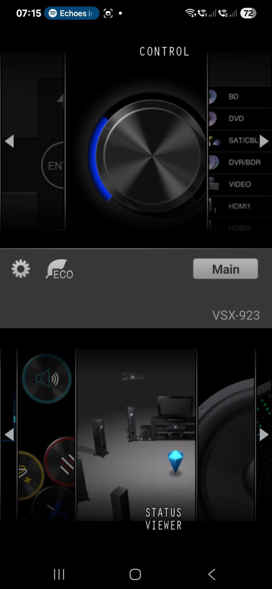 7.2 Pioneer VSX-923  mocny 7x150  AirPlay Hdmi ARC Optyk USB