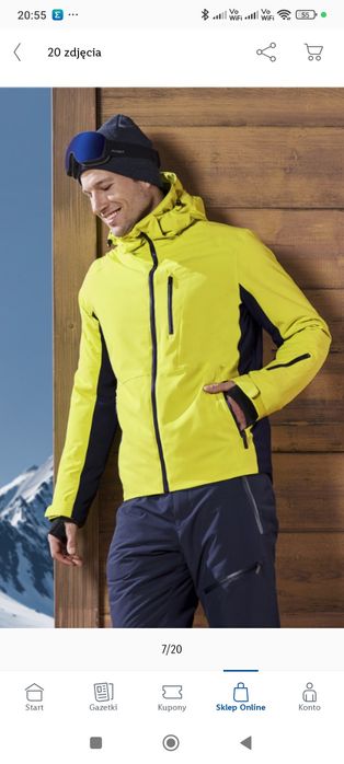 Nowa Kurtka narciarska męska Crivit 46 rozmiar S