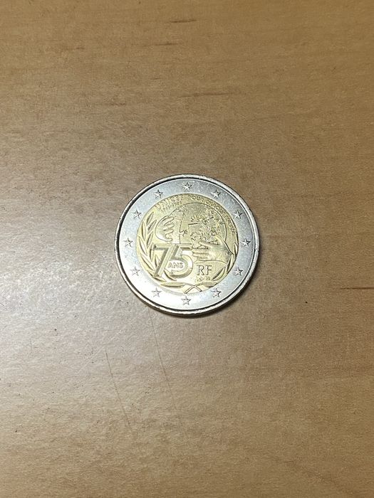 França 2 euro, 75° aniversário - UNICEF 2021