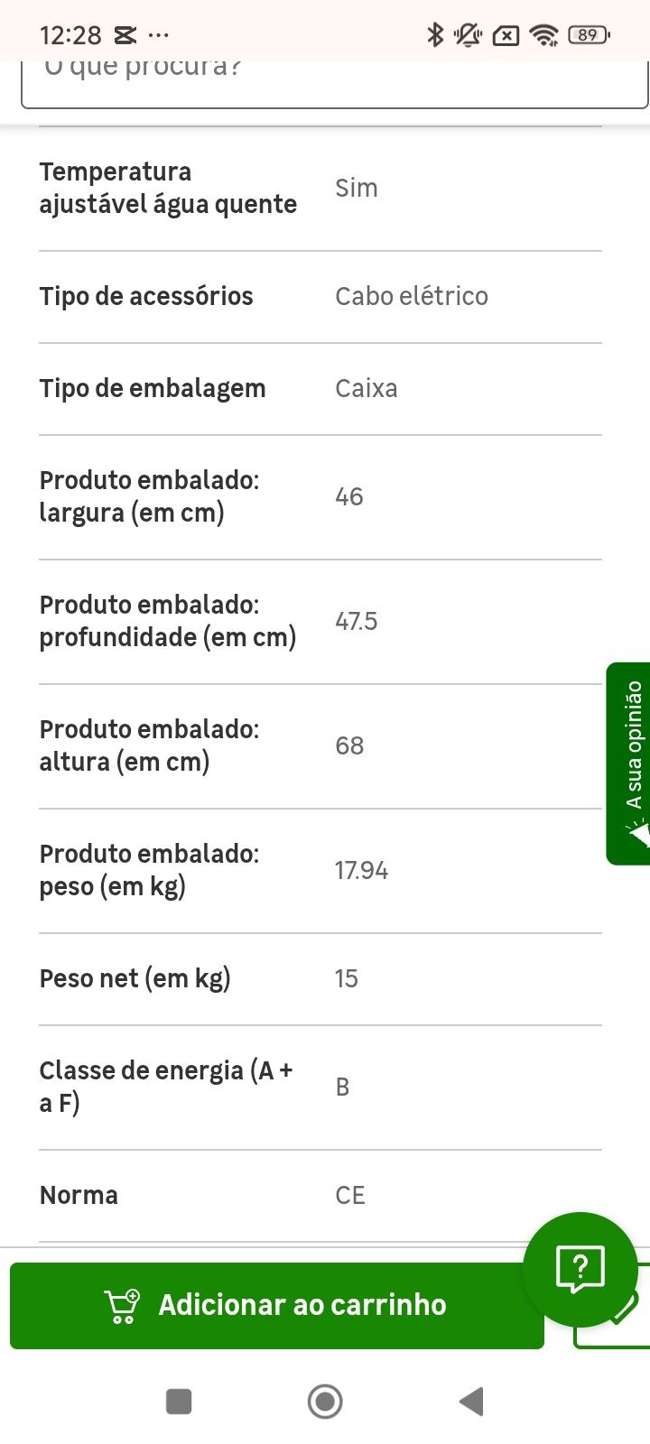 Cilindro/Termoacumulador Bosch 50l